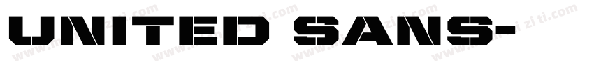 United Sans字体转换